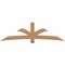 Ekena Millwork Davenport Timber Gable Bracket, Western Red Cedar, 96"W x 28"H x 5 1/2"D x 5 1/2"F, 7/12 Pitch GBW096X28X0606DAV00SWR - alternate 1